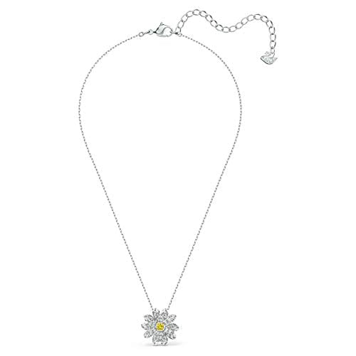 SWAROVSKI Women's Eternal Flower Jewelry Collection, Yellow Crystals, Clear Crystals - JOY2ESpree