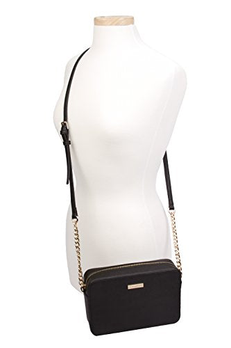 Korvara Saffiano Crossbody Bag - Womens Small Vegan Saffiano Leather Top-Zip Handbag