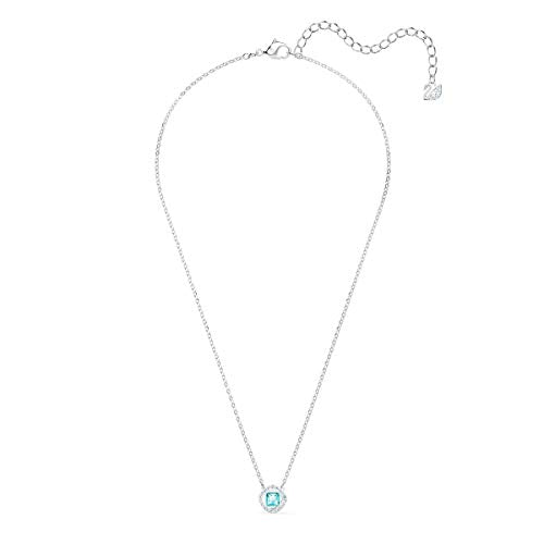 SWAROVSKI Women's Angelic Square Crystal Jewelry Collection, Pink Crystals, Blue Crystals (Amazon Exclusive) - JOY2ESpree