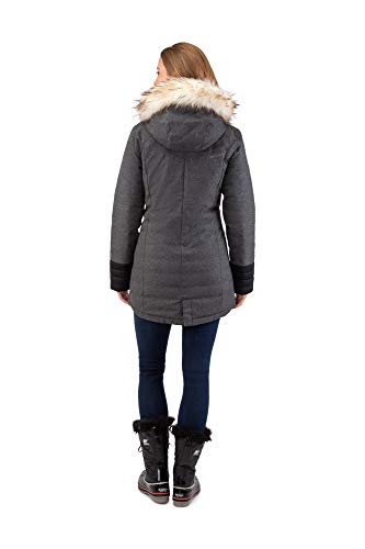 Spyder Women’s Metro Gore-Tex Infinium Down Parka – Ladies Full-Zip Hooded Winter Jacket