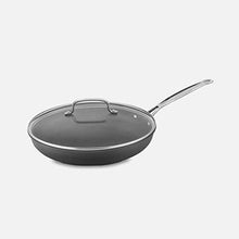 
                        
                          Muat gambar ke penampil Galeri, Cuisinart 622-30G Chef's Classic Nonstick Hard-Anodized 12-Inch Skillet with Glass Cover, Black - JOY2ESpree
                        
                      
