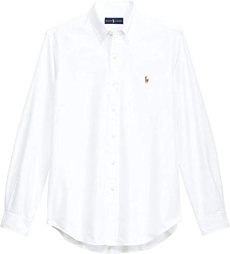 Polo Ralph Lauren Mens Classic Fit Oxford Longsleeve Buttondown Shirt