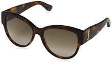 
                        
                          Load image into Gallery viewer, Saint Laurent SLM3 005 Shiny Medium Havana SLM3 Cats Eyes Sunglasses Lens Categ
                        
                      