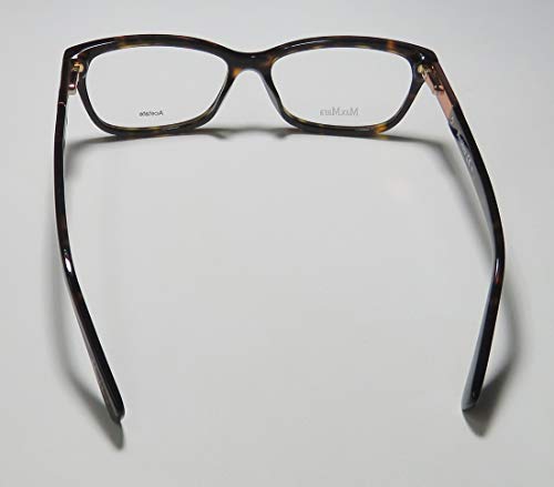 Max Mara 1205 Womens Designer Crystals Spring Hinges Premium Segment Authentic Eyeglasses/Eyewear