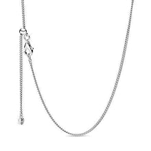 
                        
                          Load image into Gallery viewer, Pandora Jewelry Curb Chain Sterling Silver Necklace, 23.6" - JOY2ESpree
                        
                      