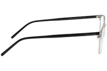 
                        
                          Muat gambar ke penampil Galeri, Saint Laurent SL 224 002 Black Silver Metal Square Eyeglasses 52mm
                        
                      