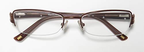 Max Mara 1085 Womens/Ladies Designer Half-rim Spring Hinges Brand Exclusive Collectible Eyeglasses/Eyewear