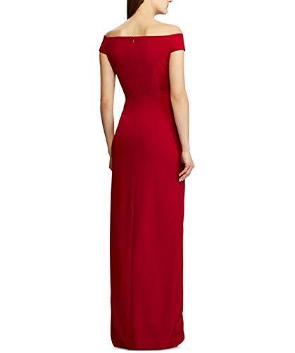 Ralph Lauren Lauren Women's Cap Sleeve Crepe Gown Evening Dress - JOY2ESpree