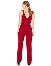 
                        
                          गैलरी व्यूवर में इमेज लोड करें, Dress the Population Women's Maira Sleeveless Plunging Dress Jumpsuit W Bows
                        
                      