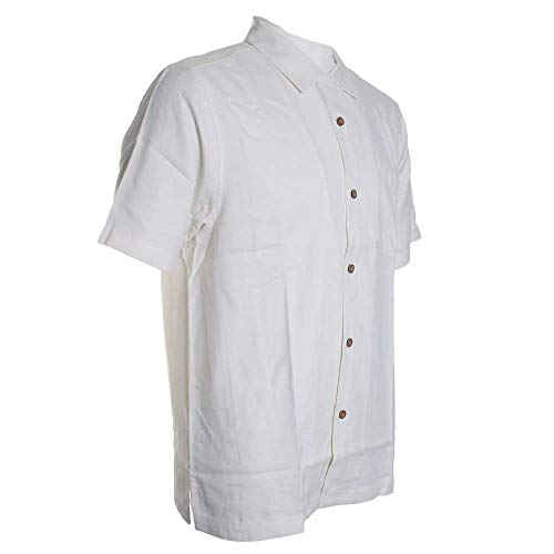 Tommy Bahama Embroidered Aloha America Silk Camp Shirt