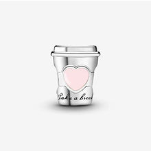 
                        
                          Load image into Gallery viewer, Pandora Jewelry Take a Break Coffee Cup Sterling Silver Charm - JOY2ESpree
                        
                      