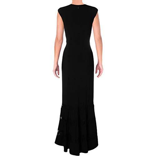 LAUREN RALPH LAUREN Womens Tish Combo Lace Inset Surplice Evening Dress - JOY2ESpree