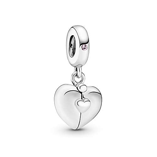 Pandora Jewelry Family Heart Locket Dangle Crystal Charm in Sterling Silver - JOY2ESpree