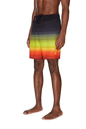 Spyder Men's 9" Ombre Stripe Hybrid Board Short