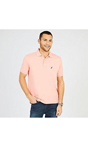 Nautica Men's Classic Fit Short Sleeve Solid Soft Cotton Polo Shirt - JOY2ESpree