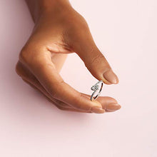 
                        
                          Load image into Gallery viewer, Pandora Jewelry Two Sparkling Hearts Cubic Zirconia Ring in Sterling Silver - JOY2ESpree
                        
                      