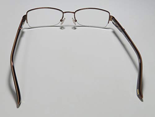 Max Mara 1085 Womens/Ladies Designer Half-rim Spring Hinges Brand Exclusive Collectible Eyeglasses/Eyewear