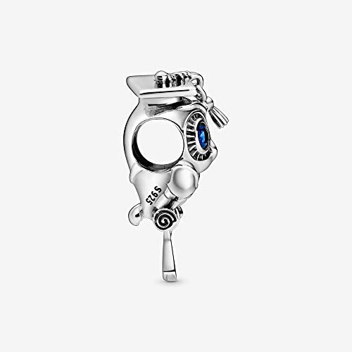 PANDORA Wise Owl Graduation, Blue Crystal - JOY2ESpree