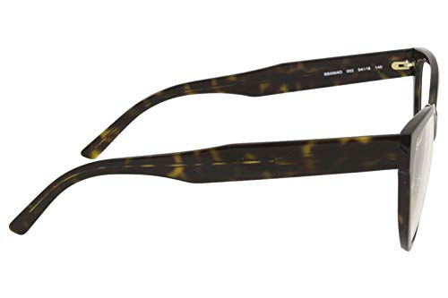 Balenciaga BB0064O 002 Eyeglasses Women's Havana Full Rim Optical Frame 54mm