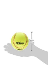 
                        
                          Load image into Gallery viewer, Wilson Sporting Goods A9106 ASA Series Softball (12-Pack), 12-Inch, Optic Yellow (WTA9106BASA-LOW) - JOY2ESpree
                        
                      