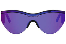 
                        
                          画像をギャラリービューアに読み込む, Balenciaga BB0004S Sunglasses 002 Black/Pink Mirror(Double) Lens 99 mm
                        
                      