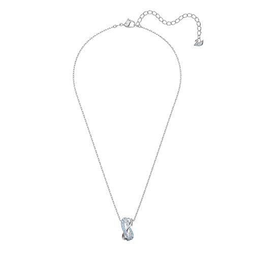 Swarovski Women's Twist Row Necklace Collection, Blue Crystals, Purple Crystals, Clear Crystals - JOY2ESpree