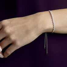 
                        
                          Load image into Gallery viewer, SWAROVSKI Women's Subtle Bracelet Jewelry Collection, Rhodium Finish, Clear Crystals - JOY2ESpree
                        
                      