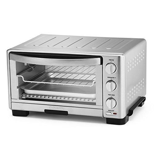 Cuisinart TOB-1010 Toaster Oven Broiler, 11.77" x 15.86" x 7.87", Silver - JOY2ESpree