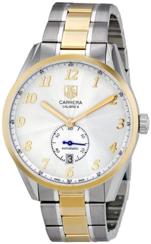 Tag Heuer Men's WAS2150.BD0733 Carrera Heritage Silver Dial Dress Watch