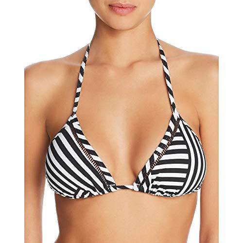 Tommy Bahama Womens Halter Beachwear Bikini Swim Top B/W XS Black/White - JOY2ESpree