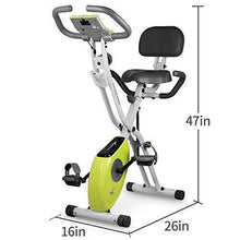 
                        
                          Cargar imagen en el visor de la galería, leikefitness LEIKE X Bike Ultra-Quiet Folding Exercise Bike, Magnetic Upright Bicycle with Heart Rate,LCD Monitor and easy to assemble 2200 (YELLOW) - JOY2ESpree
                        
                      