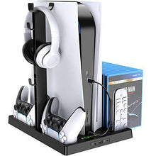 
                        
                          Muat gambar ke penampil Galeri, Benazcap Vertical Stand for Playstation 5 Console with Cooling Fan - JOY2ESpree
                        
                      