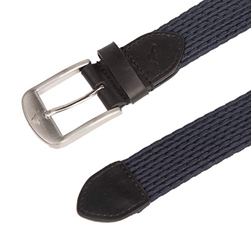 Tommy Bahama Men's Two-Tone Stretch Braided Web Belt