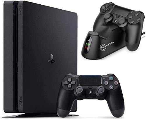 2021 Sony Playstation 4 1TB Console - Black PS4 Slim Edition with 1TB Storage - JOY2ESpree