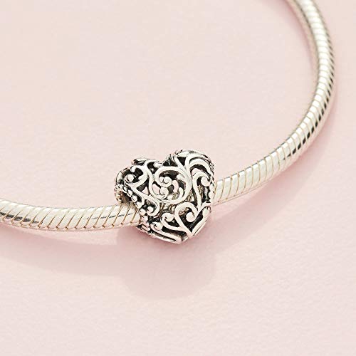 Pandora Jewelry Regal Heart Sterling Silver Charm - JOY2ESpree