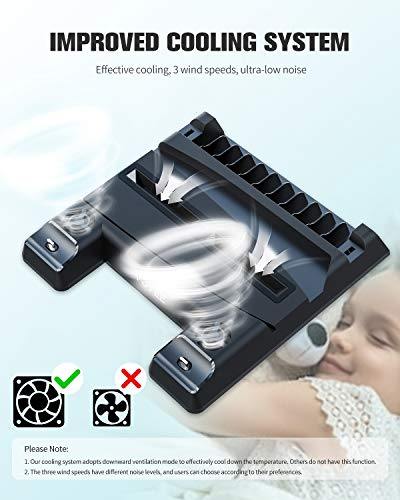 VOYEE Vertical Stand with Suction Cooling System/Dual Controller Charger Station/11 Game Slots Compatible - JOY2ESpree