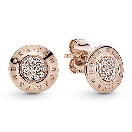 Pandora Jewelry Signature Cubic Zirconia Earrings in Pandora Rose - JOY2ESpree