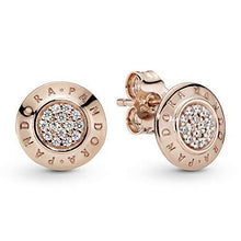 
                        
                          Load image into Gallery viewer, Pandora Jewelry Signature Cubic Zirconia Earrings in Pandora Rose - JOY2ESpree
                        
                      