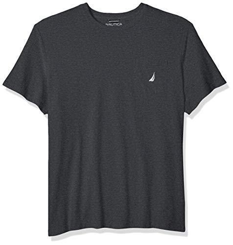 Nautica Men's Solid Crew Neck Short-Sleeve Pocket T-Shirt - JOY2ESpree