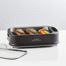 
                        
                          將圖片載入圖庫檢視器 Power XL Smokeless Electric Indoor Removable Grill and Griddle Plates, Nonstick Cooking Surfaces, Glass Lid, 1500 Watt, 21X 15.4X 8.1, black - JOY2ESpree
                        
                      
