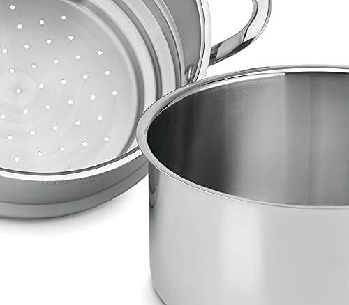 Cuisinart 77-35CG Chef's Classic Stainless 3-Piece 3-Quart Steamer Set - JOY2ESpree