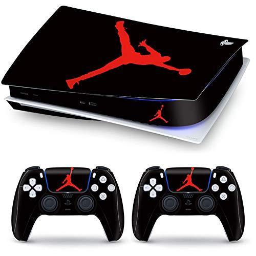 PS5 Console and Controller Skin Vinyl Sticker Decal Cover for PlayStation 5 Console and Controllers,Black Disk Edition-Shoebox - JOY2ESpree