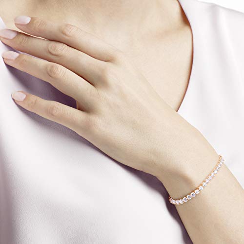 SWAROVSKI Women's Tennis Deluxe Jewelry Collection, Clear Crystals - JOY2ESpree