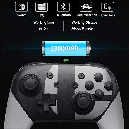 Wireless pro Game Controller 2-Pack for Nintendo Switch by Gamebound (Black & White) - JOY2ESpree