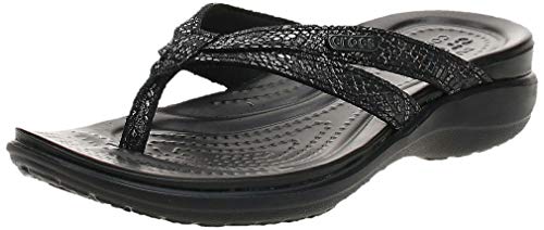Crocs Women's Capri Strappy Flip Flop | Casual Comfortable Sandals