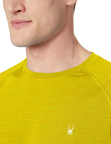 Spyder Men's Hydro Stretch Swim T-Shirt - Quick Dry Short Sleeve Rash Guard Tee