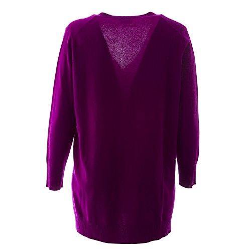 Marina Rinaldi Women's Musica Tunic Cardigan Plum - JOY2ESpree