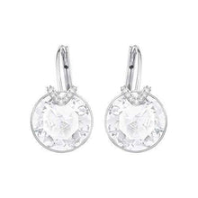 
                        
                          Load image into Gallery viewer, Swarovski Bella Pierced Earrings White One Size - JOY2ESpree
                        
                      