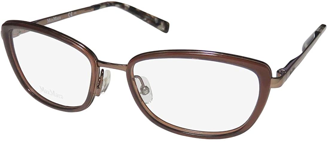 Max Mara 1234 Womens/Ladies Cat Eye Full-rim Spring Hinges Shape Authentic Elegant Eyeglasses/Eye Glasses