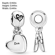 
                        
                          Cargar imagen en el visor de la galería, Pandora Jewelry Mother and Son Heart Split Dangle Sterling Silver Charm - JOY2ESpree
                        
                      
